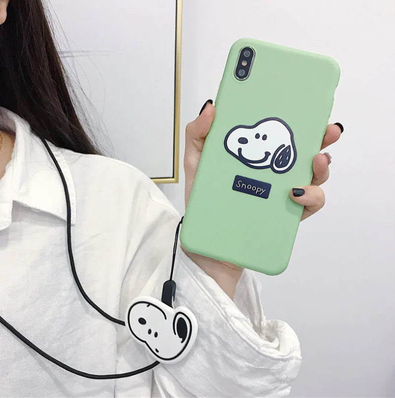 Snoopy Chic Phone Case with Stand