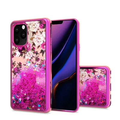 iPhone 11 PRO Design Water Quicksand Glitter Case