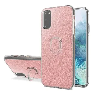 Samsung S20 Shimmering Ring Stand Case Cover