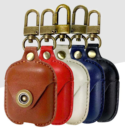 AirPods Leather Protector - Elegant Shockproof Case