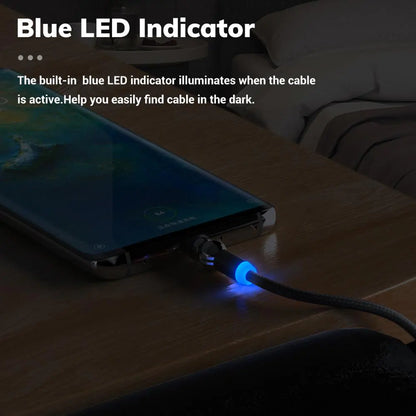 360° Magnetic Charging Cable for iPhone and Android