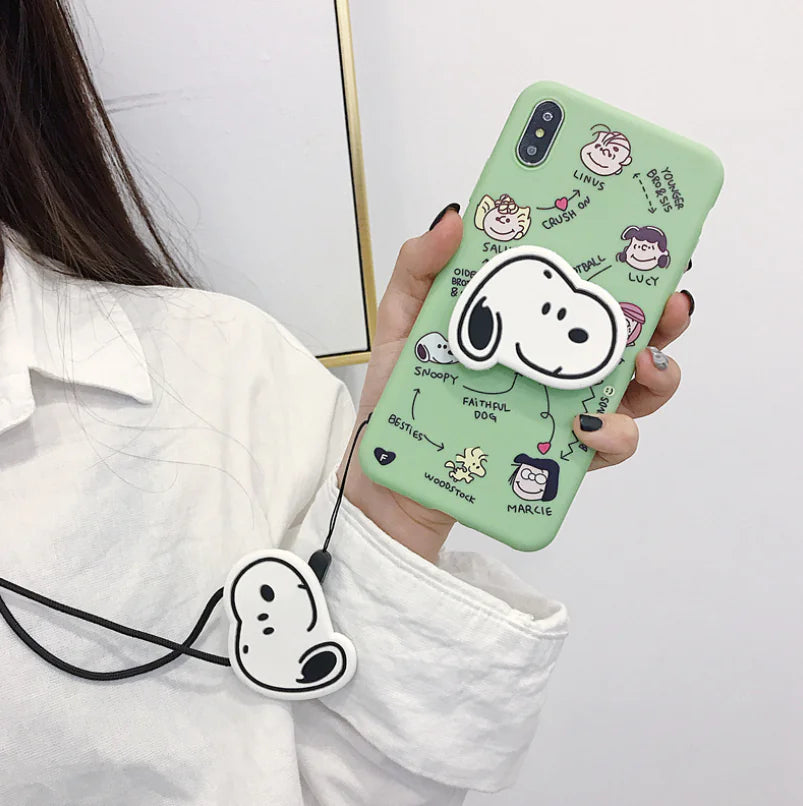 Snoopy Chic Phone Case with Stand