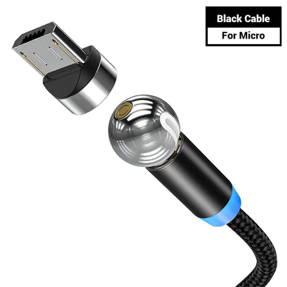 360° Magnetic Charging Cable for iPhone and Android