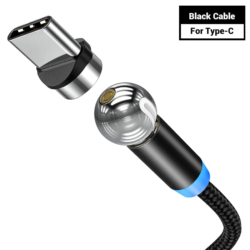 360° Magnetic Charging Cable for iPhone and Android
