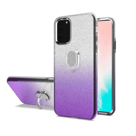 Samsung Note 20 5G Gradient Shimmering Ring Stand Case