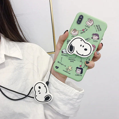 Snoopy Chic Phone Case with Stand