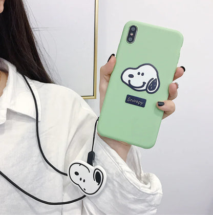 Snoopy Chic Phone Case with Stand