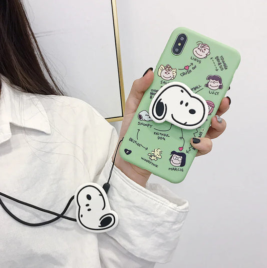 Snoopy Chic Phone Case with Stand