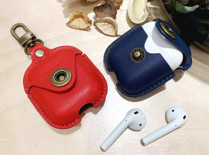 AirPods Leather Protector - Elegant Shockproof Case